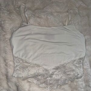 EDIKTED White Lace Tank Top